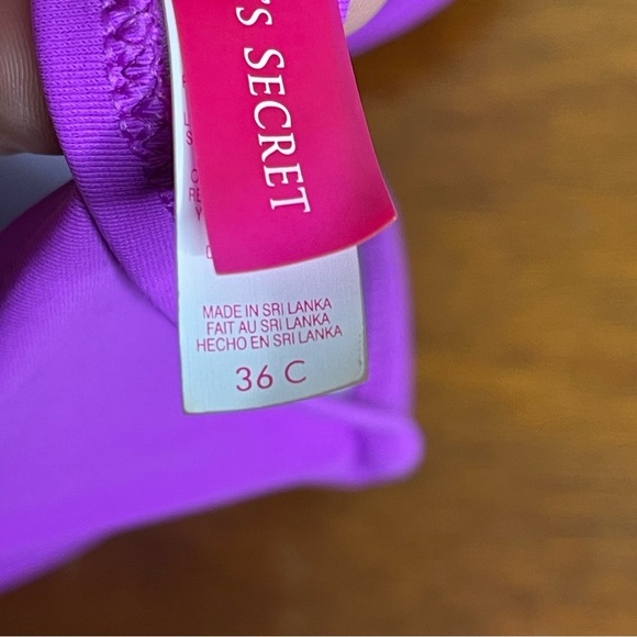 Victoria's Secret Flirty Bandeau Purple size 36C - Picture 4 of 4